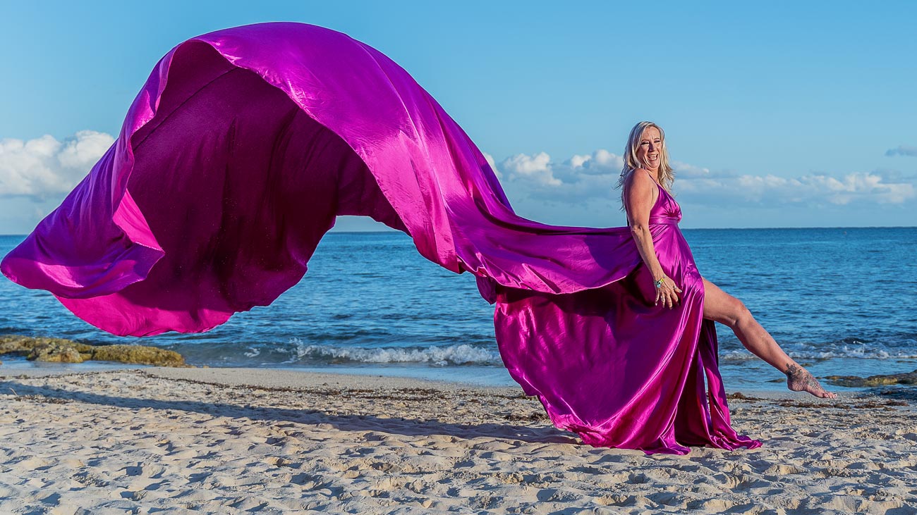 Mexico Flying Dress Photoshoot | Riviera Maya